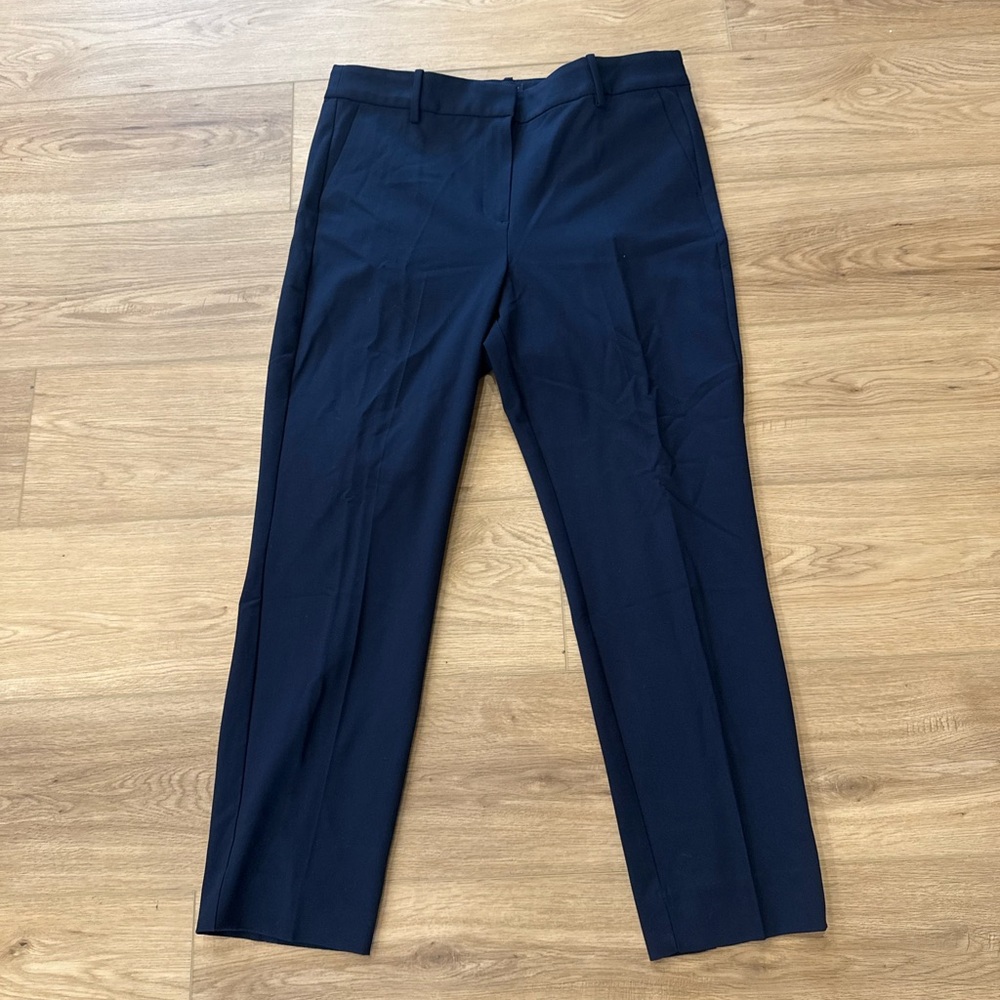 J.Crew Deep Blue Ruby Crop Pants